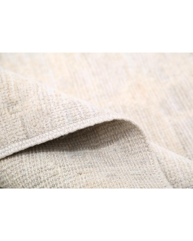 Oushak 7' 7" X 7' 10" Hand Knotted Wool Rug 7' 7" X 7' 10" (231 X 239) / Silver / Wool