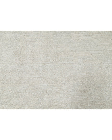 Oushak 8' 9" X 11' 1" Hand Knotted Wool Rug 8' 9" X 11' 1" (267 X 338) / Ivory / Wool