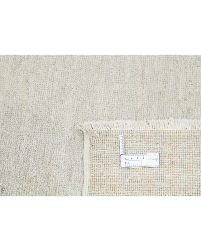 Oushak 8' 9" X 11' 1" Hand Knotted Wool Rug 8' 9" X 11' 1" (267 X 338) / Ivory / Wool