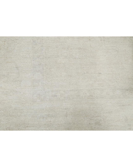 Oushak 9' 2" X 11' 9" Hand Knotted Wool Rug 9' 2" X 11' 9" (280 X 358) / Ivory / Wool