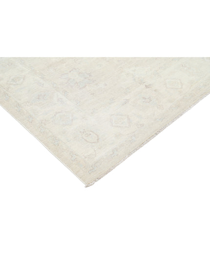 Oushak 8' 8" X 11' 1" Hand Knotted Wool Rug 8' 8" X 11' 1" (264 X 338) / Taupe / Wool