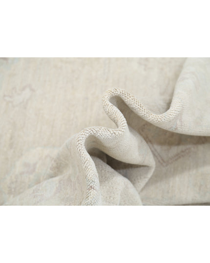 Oushak 8' 8" X 11' 1" Hand Knotted Wool Rug 8' 8" X 11' 1" (264 X 338) / Taupe / Wool