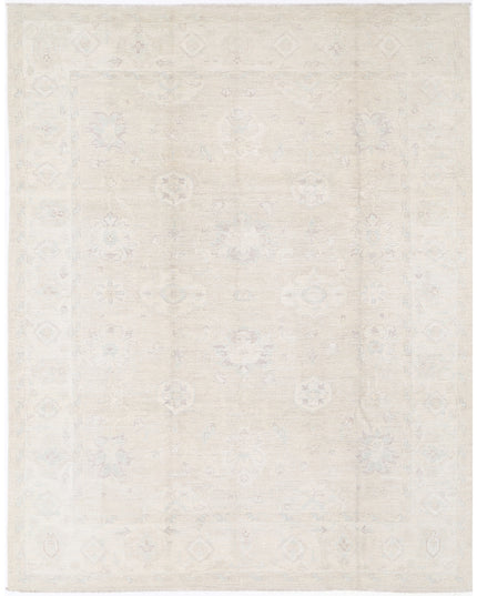 Oushak 8' 8" X 11' 1" Hand Knotted Wool Rug 8' 8" X 11' 1" (264 X 338) / Taupe / Wool