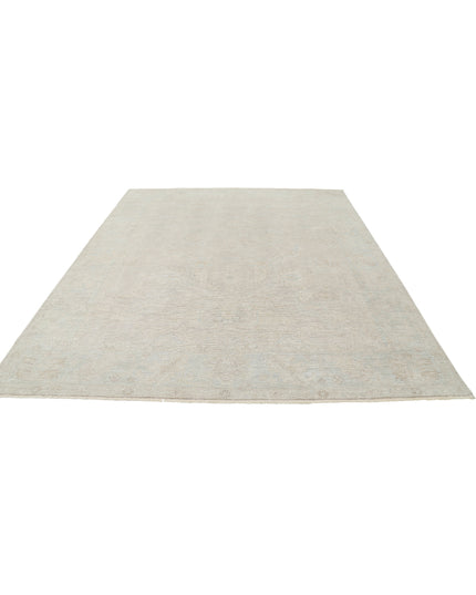 Oushak 8' 2" X 9' 10" Hand Knotted Wool Rug 8' 2" X 9' 10" (249 X 300) / Taupe / Wool
