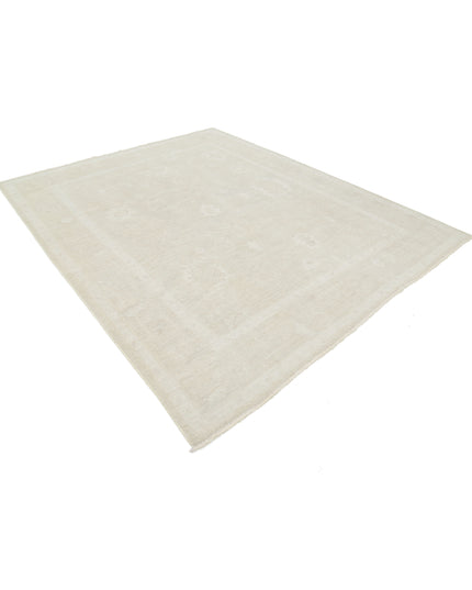 Oushak 7' 10" X 9' 8" Hand Knotted Wool Rug 7' 10" X 9' 8" (239 X 295) / Beige / Wool