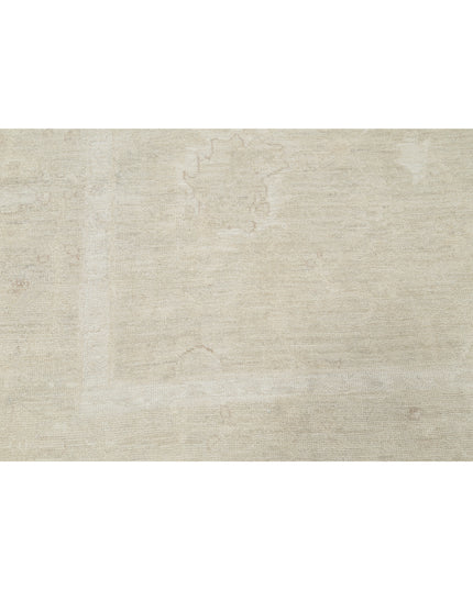 Oushak 7' 10" X 9' 8" Hand Knotted Wool Rug 7' 10" X 9' 8" (239 X 295) / Beige / Wool