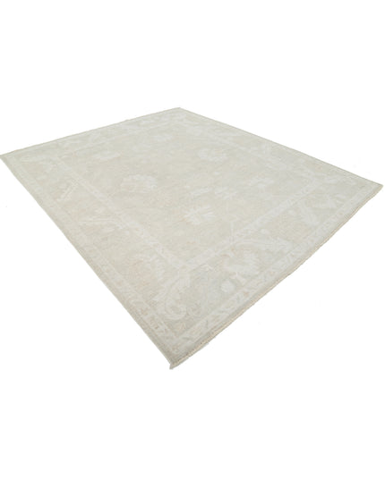 Oushak 8' 5" X 9' 10" Hand Knotted Wool Rug 8' 5" X 9' 10" (257 X 300) / Beige / Wool