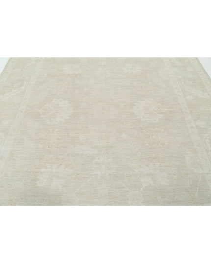 Oushak 8' 5" X 9' 10" Hand Knotted Wool Rug 8' 5" X 9' 10" (257 X 300) / Beige / Wool