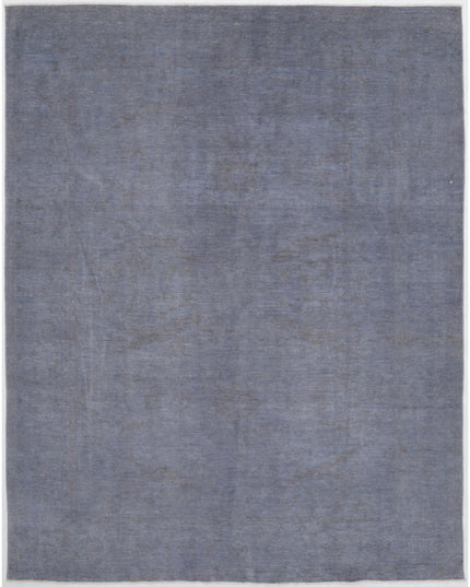 Overdye 8' 9" X 11' 0" Hand Knotted Wool Rug 8' 9" X 11' 0" (267 X 335) / Grey / Wool