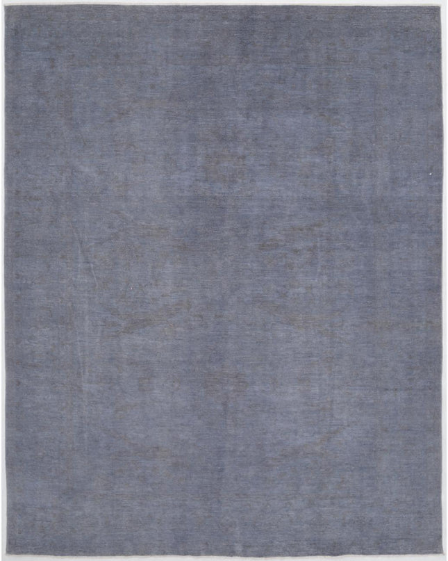 Overdye 8' 9" X 11' 0" Hand Knotted Wool Rug 8' 9" X 11' 0" (267 X 335) / Grey / Wool