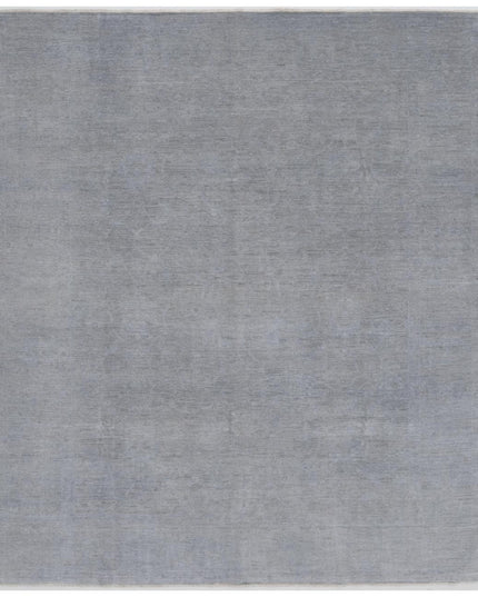 Overdye 8' 0" X 9' 5" Hand Knotted Wool Rug 8' 0" X 9' 5" (244 X 287) / Grey / Wool