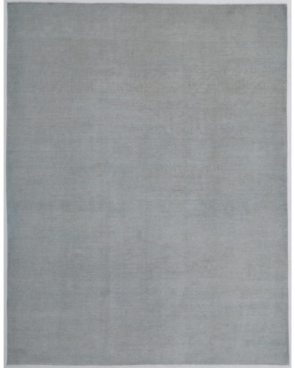 Overdye 8' 10" X 11' 7" Hand Knotted Wool Rug 8' 10" X 11' 7" (269 X 353) / Grey / Wool