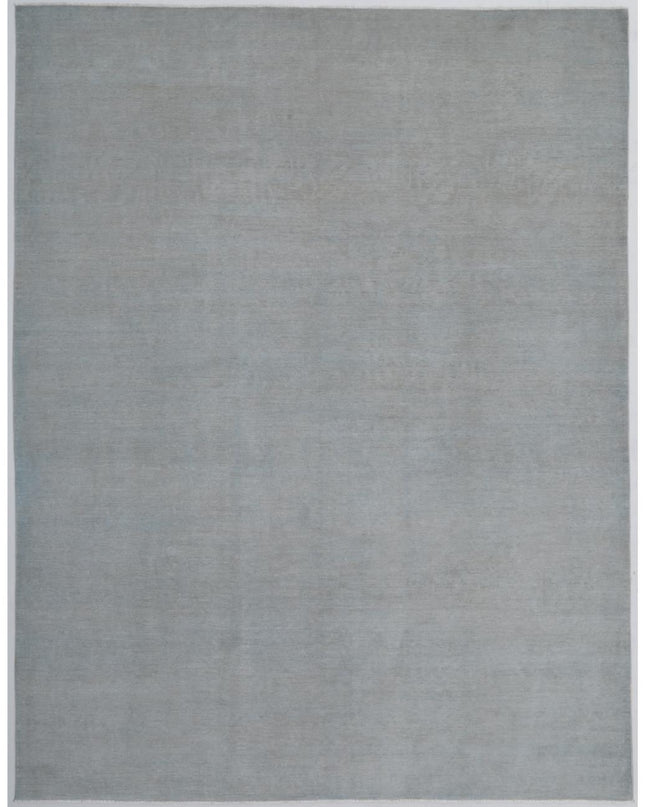Overdye 8' 10" X 11' 7" Hand Knotted Wool Rug 8' 10" X 11' 7" (269 X 353) / Grey / Wool