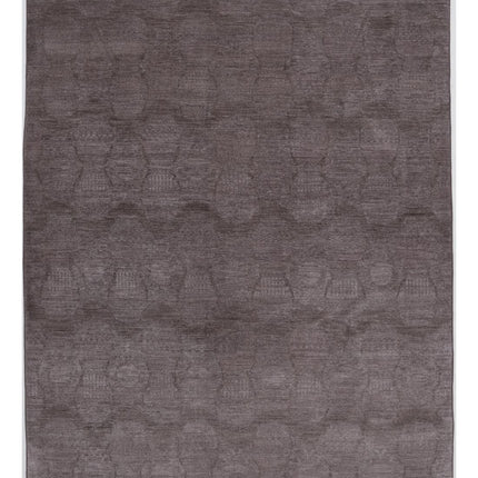 Overdye 6' 2" X 8' 3" Hand Knotted Wool Rug 6' 2" X 8' 3" (188 X 251) / Brown / Wool