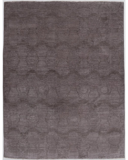 Overdye 6' 2" X 8' 3" Hand Knotted Wool Rug 6' 2" X 8' 3" (188 X 251) / Brown / Wool