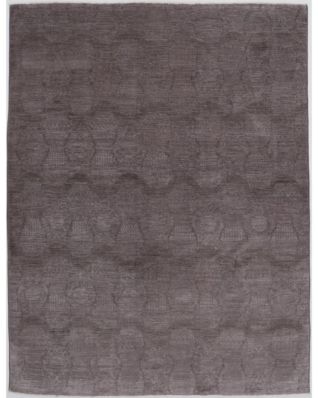 Overdye 6' 2" X 8' 3" Hand Knotted Wool Rug 6' 2" X 8' 3" (188 X 251) / Brown / Wool