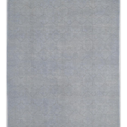 Overdye 8' 0" X 10' 7" Hand Knotted Wool Rug 8' 0" X 10' 7" (244 X 322) / Blue / Wool