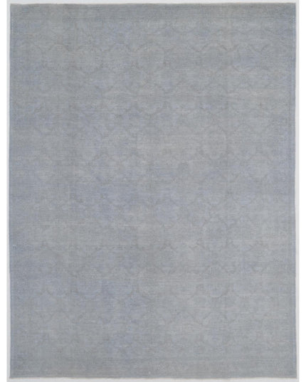 Overdye 8' 0" X 10' 7" Hand Knotted Wool Rug 8' 0" X 10' 7" (244 X 322) / Blue / Wool
