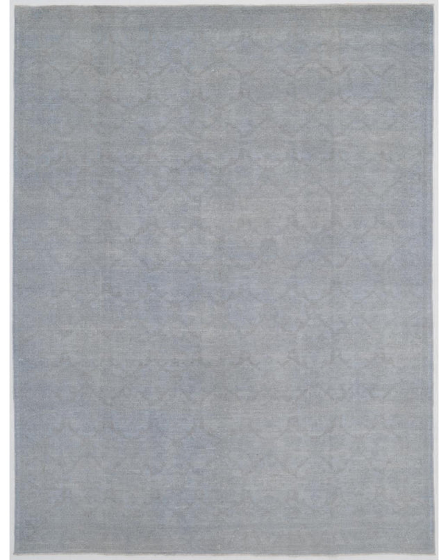 Overdye 8' 0" X 10' 7" Hand Knotted Wool Rug 8' 0" X 10' 7" (244 X 322) / Blue / Wool