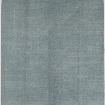 Overdye 8' 0" X 9' 3" Hand Knotted Wool Rug 8' 0" X 9' 3" (244 X 282) / Grey / Wool