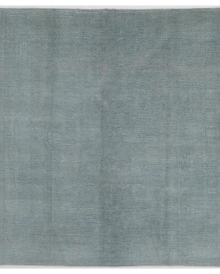 Overdye 8' 0" X 9' 3" Hand Knotted Wool Rug 8' 0" X 9' 3" (244 X 282) / Grey / Wool
