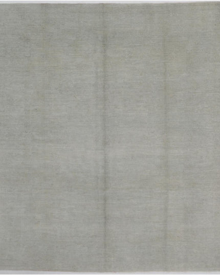 Overdye 8' 0" X 9' 5" Hand Knotted Wool Rug 8' 0" X 9' 5" (244 X 287) / Grey / Wool
