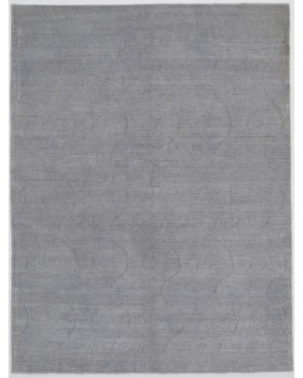 Overdye 6' 1" X 8' 0" Hand Knotted Wool Rug 6' 1" X 8' 0" (185 X 244) / Grey / Wool
