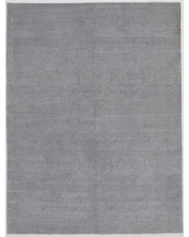 Overdye 6' 1" X 8' 0" Hand Knotted Wool Rug 6' 1" X 8' 0" (185 X 244) / Grey / Wool