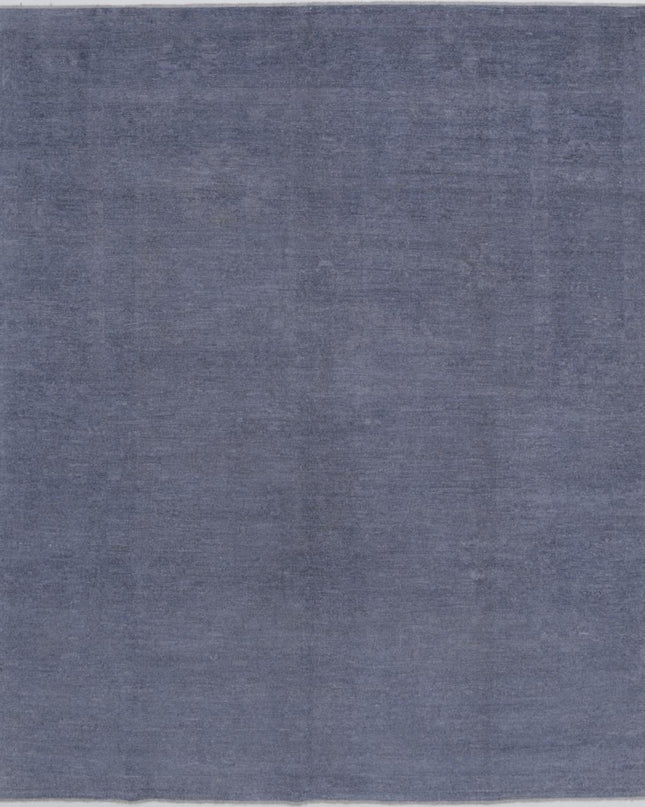 Overdye 8' 0" X 9' 5" Hand Knotted Wool Rug 8' 0" X 9' 5" (244 X 287) / Grey / Wool