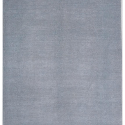 Overdye 8' 1" X 9' 9" Hand Knotted Wool Rug 8' 1" X 9' 9" (246 X 297) / Grey / Wool