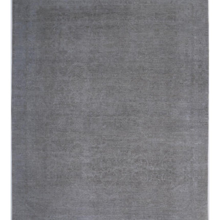 Overdye 13' 0" X 17' 6" Hand Knotted Wool Rug 13' 0" X 17' 6" (396 X 533) / Grey / Wool