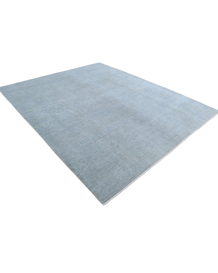 Overdye 8' 3" X 10' 0" Hand Knotted Wool Rug 8' 3" X 10' 0" (251 X 305) / Grey / Wool