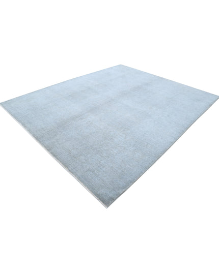 Overdye 8' 3" X 10' 0" Hand Knotted Wool Rug 8' 3" X 10' 0" (251 X 305) / Grey / Wool