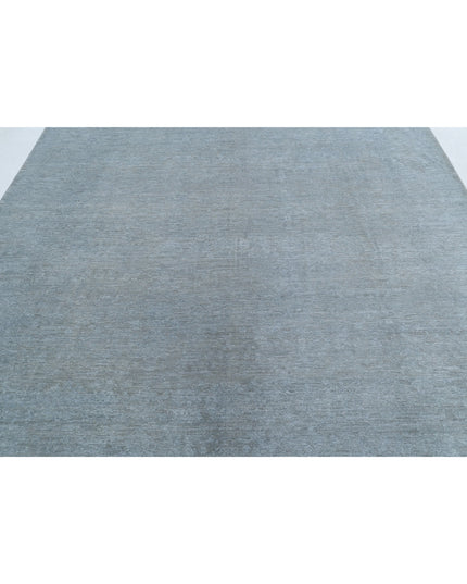 Overdye 8' 3" X 10' 0" Hand Knotted Wool Rug 8' 3" X 10' 0" (251 X 305) / Grey / Wool