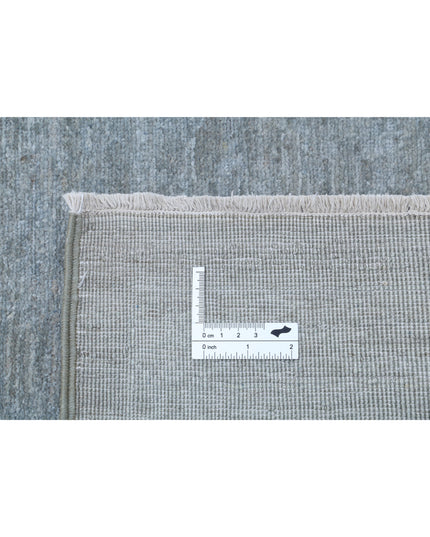 Overdye 8' 3" X 10' 0" Hand Knotted Wool Rug 8' 3" X 10' 0" (251 X 305) / Grey / Wool