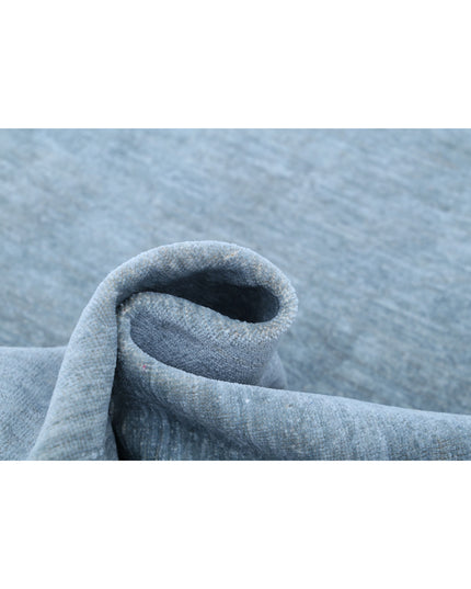 Overdye 5' 2" X 6' 11" Hand Knotted Wool Rug 5' 2" X 6' 11" (158 X 211) / Blue / Wool