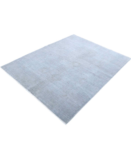 Overdye 4' 11" X 6' 3" Hand Knotted Wool Rug 4' 11" X 6' 3" (150 X 191) / Grey / Wool