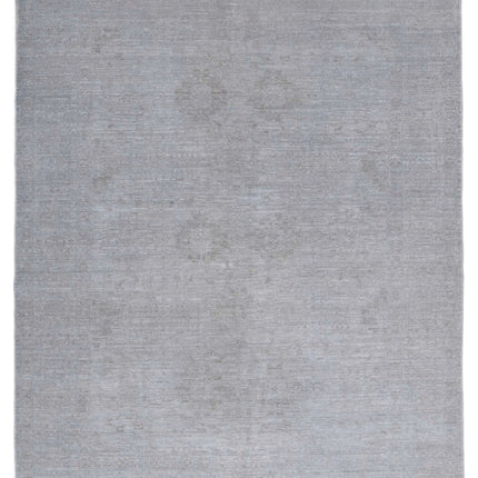 Overdye 4' 11" X 6' 3" Hand Knotted Wool Rug 4' 11" X 6' 3" (150 X 191) / Grey / Wool