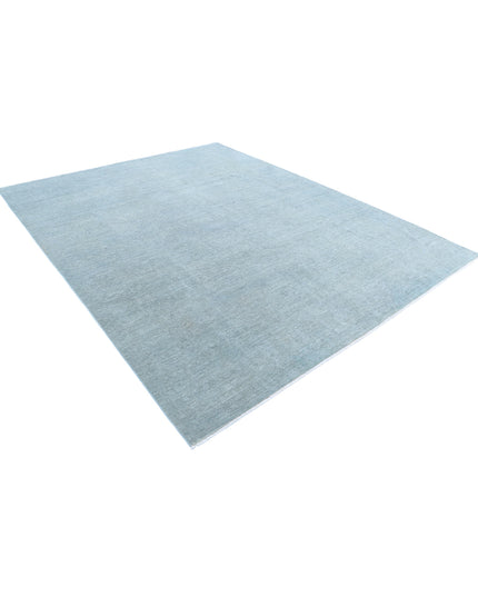 Overdye 8' 1" X 10' 0" Hand Knotted Wool Rug 8' 1" X 10' 0" (246 X 305) / Grey / Wool