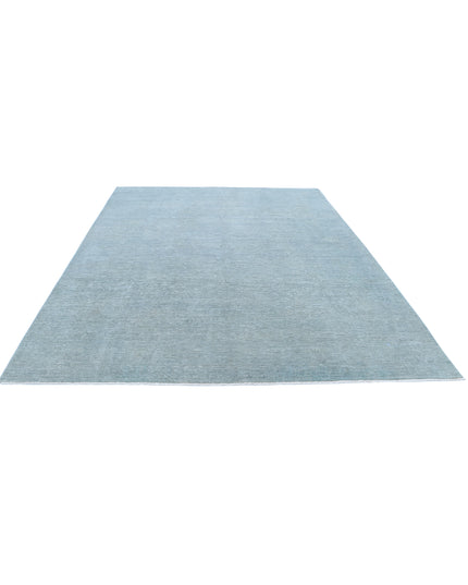 Overdye 8' 1" X 10' 0" Hand Knotted Wool Rug 8' 1" X 10' 0" (246 X 305) / Grey / Wool