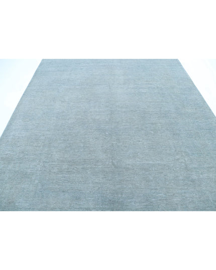 Overdye 8' 1" X 10' 0" Hand Knotted Wool Rug 8' 1" X 10' 0" (246 X 305) / Grey / Wool