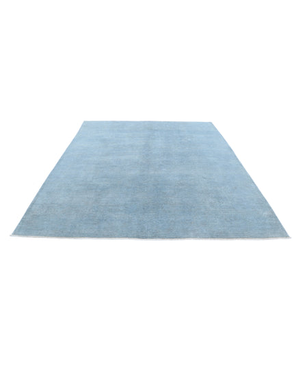 Overdye 7' 11" X 9' 8" Hand Knotted Wool Rug 7' 11" X 9' 8" (241 X 295) / Blue / Wool