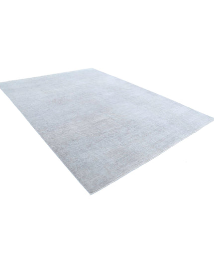 Overdye 9' 0" X 12' 4" Hand Knotted Wool Rug 9' 0" X 12' 4" (274 X 376) / Grey / Wool
