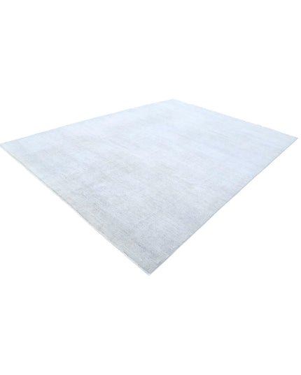 Overdye 9' 0" X 12' 4" Hand Knotted Wool Rug 9' 0" X 12' 4" (274 X 376) / Grey / Wool
