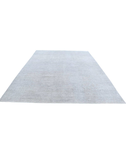Overdye 9' 0" X 12' 4" Hand Knotted Wool Rug 9' 0" X 12' 4" (274 X 376) / Grey / Wool