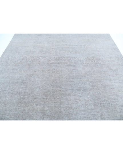 Overdye 9' 0" X 12' 4" Hand Knotted Wool Rug 9' 0" X 12' 4" (274 X 376) / Grey / Wool