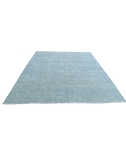 Overdye 8' 0" X 10' 2" Hand Knotted Wool Rug 8' 0" X 10' 2" (244 X 310) / Blue / Wool