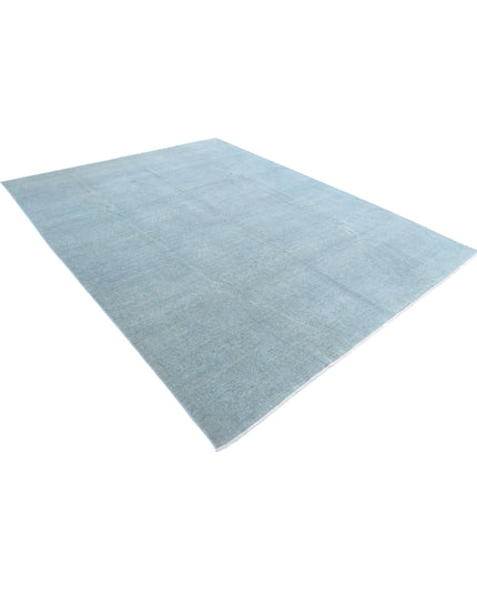Overdye 8' 0" X 10' 2" Hand Knotted Wool Rug 8' 0" X 10' 2" (244 X 310) / Blue / Wool