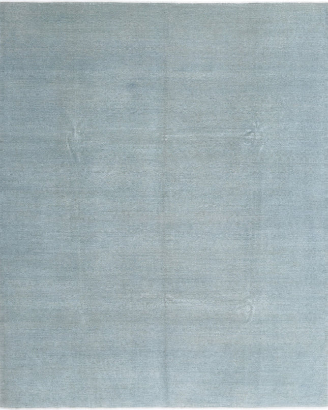 Overdye 8' 0" X 10' 2" Hand Knotted Wool Rug 8' 0" X 10' 2" (244 X 310) / Blue / Wool