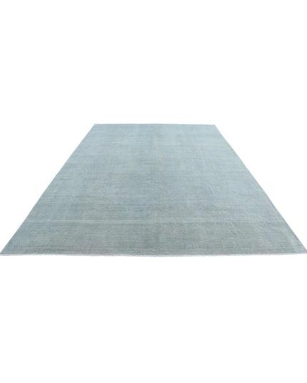 Overdye 8' 5" X 12' 0" Hand Knotted Wool Rug 8' 5" X 12' 0" (257 X 366) / Grey / Wool